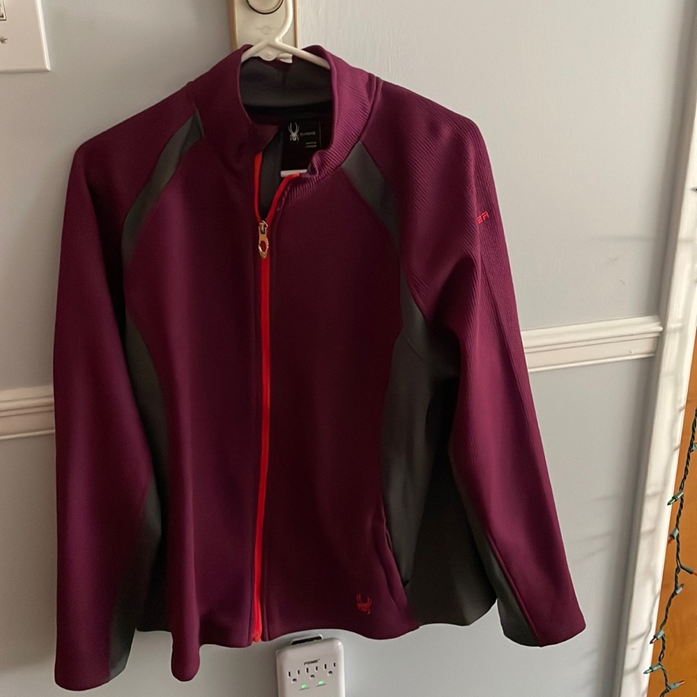 Spyder full zip active wear top/ jacket